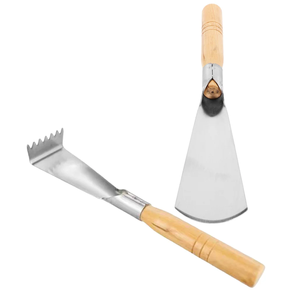 2 Pcs Garden Tool Set Handheld Transplanting Spades Gardening Shovels Small Trowels Wood Spatula Dig Wild Vegetables for
2 Pcs Garden Tool Set Handheld Transplanting Spades Gardening Shovels Small Trowels Wood Spatula Dig Wild Vegetables for
