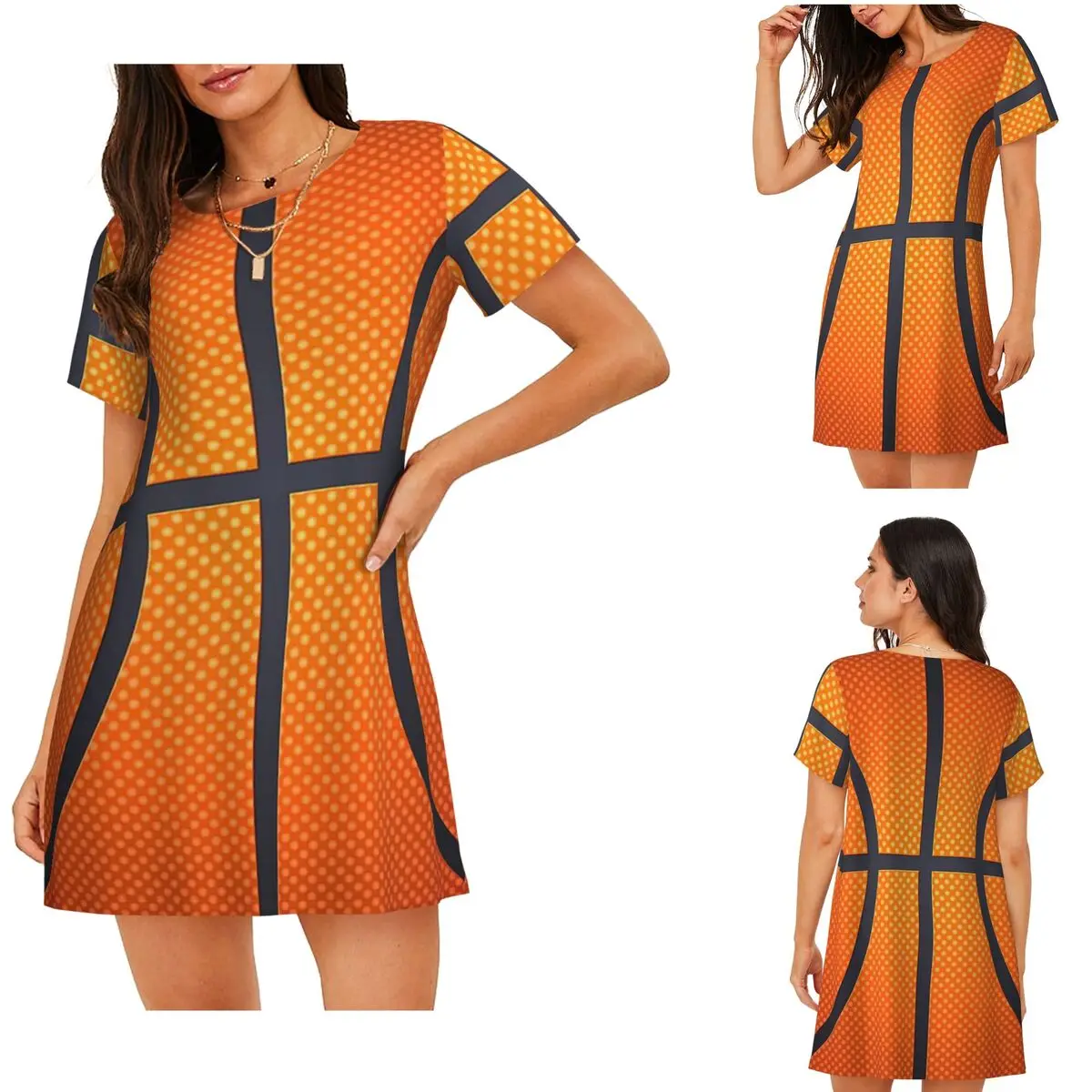 Custom Basketball Court Design Short Sleeves Nightdress For Sleeping Sleepshirts Women Short Sleeve Nightgowns Soft Pajama Dress
Custom Basketball Court Design Short Sleeves Nightdress For Sleeping Sleepshirts Women Short Sleeve Nightgowns Soft Pajama Dress