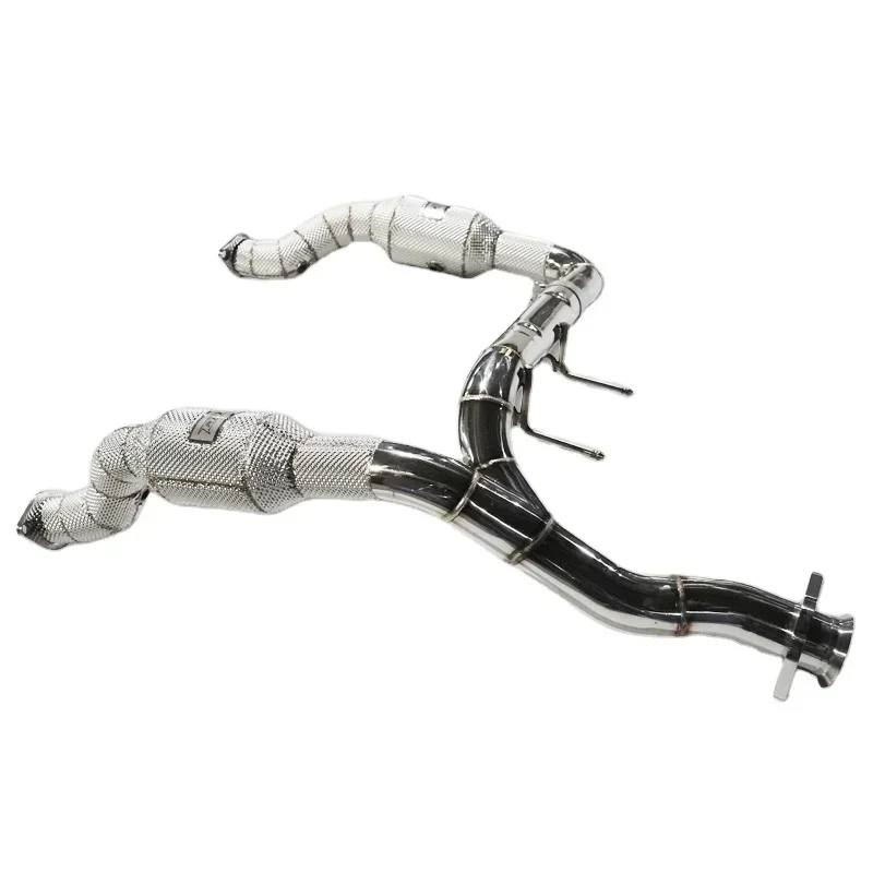 Section High flow Pipes branch downpipe Exhaust Pipe with catalystFor F150 3.5T
Section High flow Pipes branch downpipe Exhaust Pipe with catalystFor F150 3.5T