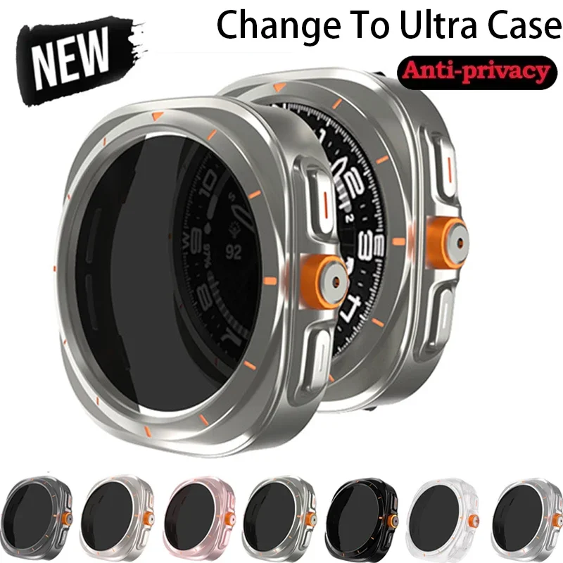 Glossy Tempered Glass Privacy Mod Cover for Samsung Galaxy Watch 7 6 44mm 40mm Change To Ultra Case Anti-Spy Screen Protector
Glossy Tempered Glass Privacy Mod Cover for Samsung Galaxy Watch 7 6 44mm 40mm Change To Ultra Case Anti-Spy Screen Protector