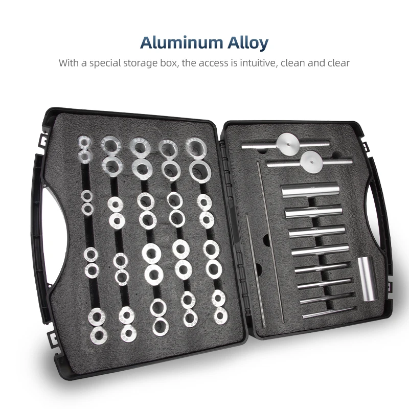 AXI Bicycle Bearing Press Tool Set Static Installation Kit, Aluminum/Stainless Steel, for Hubs/BB/Frames, 2100g
AXI Bicycle Bearing Press Tool Set Static Installation Kit, Aluminum/Stainless Steel, for Hubs/BB/Frames, 2100g