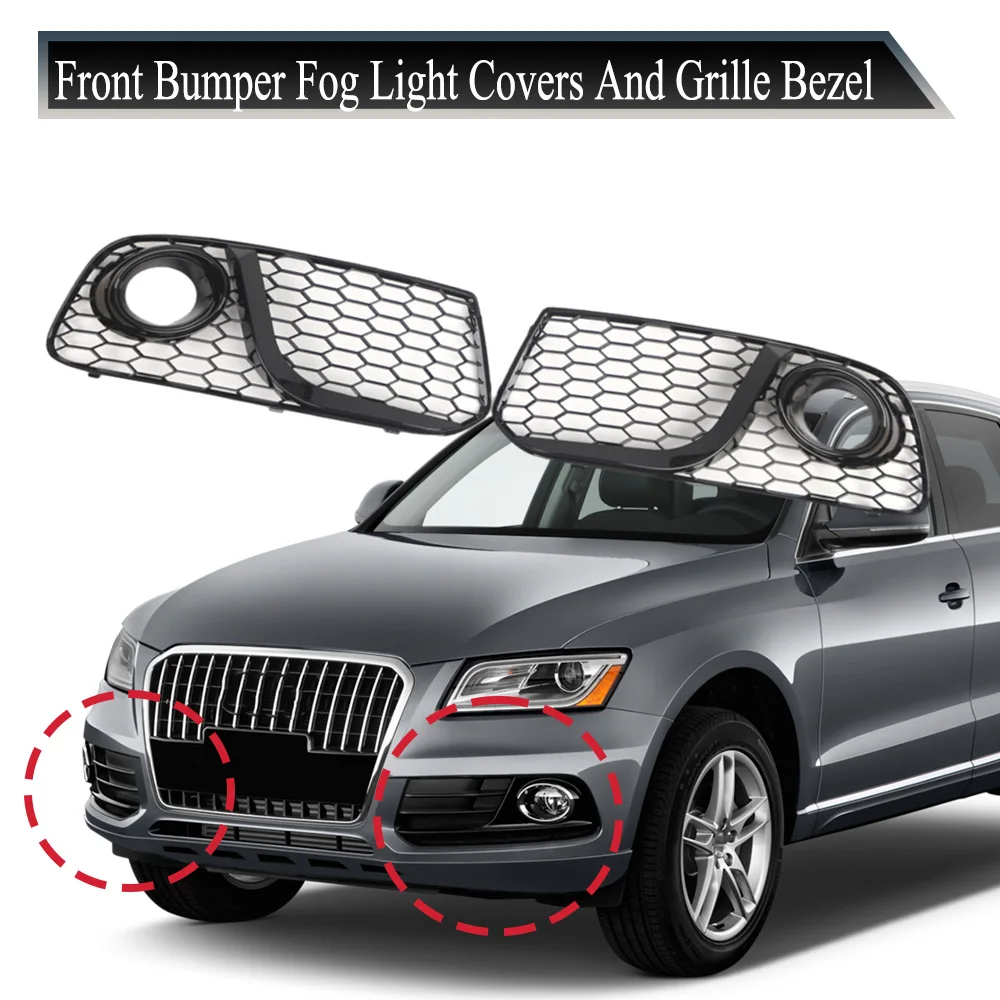 For Audi Q5 8R facelift standard 2013 2014 2015 2016 Front Bumper Fog Light Grille 2pcs Car Honeycomb Mesh Fog Lamp Grille Cover
For Audi Q5 8R facelift standard 2013 2014 2015 2016 Front Bumper Fog Light Grille 2pcs Car Honeycomb Mesh Fog Lamp Grille Cover