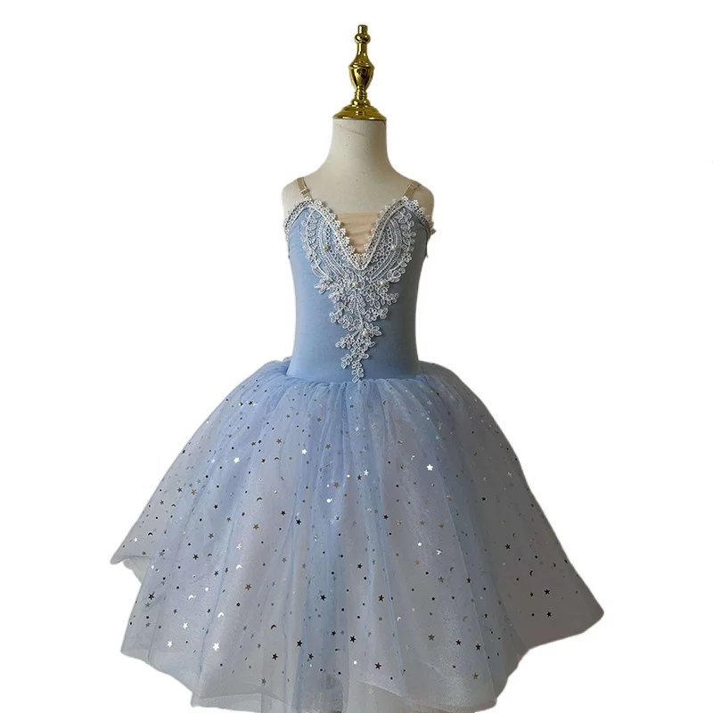 Girls New Skirt Sequins Professional Tutu Long Dress Performance Dance Costumes Ballerine Femme Women Ballet Wear
Girls New Skirt Sequins Professional Tutu Long Dress Performance Dance Costumes Ballerine Femme Women Ballet Wear