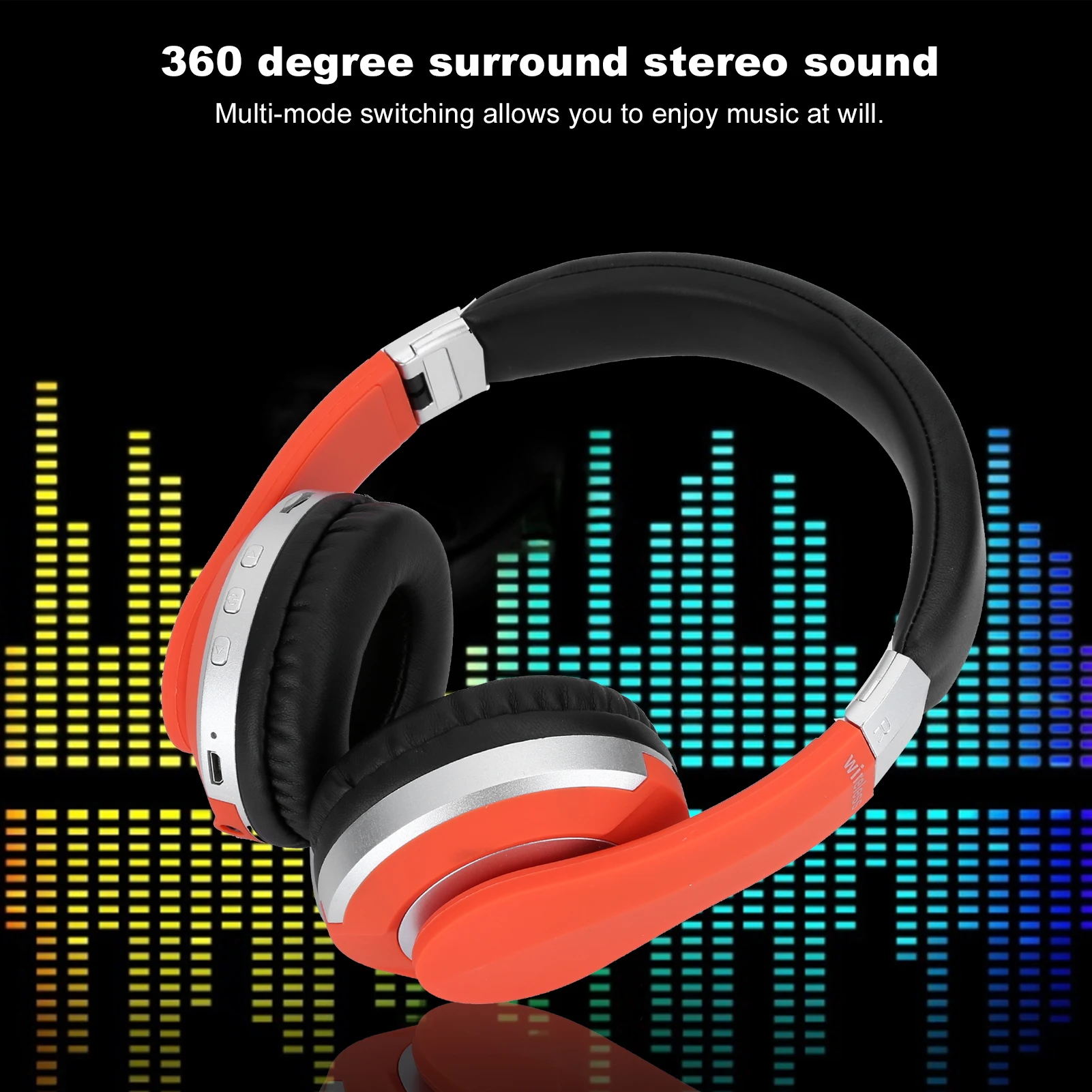 Foldable Bluetooth Headset Wireless Over Ear Stereo Headsets with Mic Gaming Headphone Over Ear Headset Gaming Headsets with Mic
Foldable Bluetooth Headset Wireless Over Ear Stereo Headsets with Mic Gaming Headphone Over Ear Headset Gaming Headsets with Mic