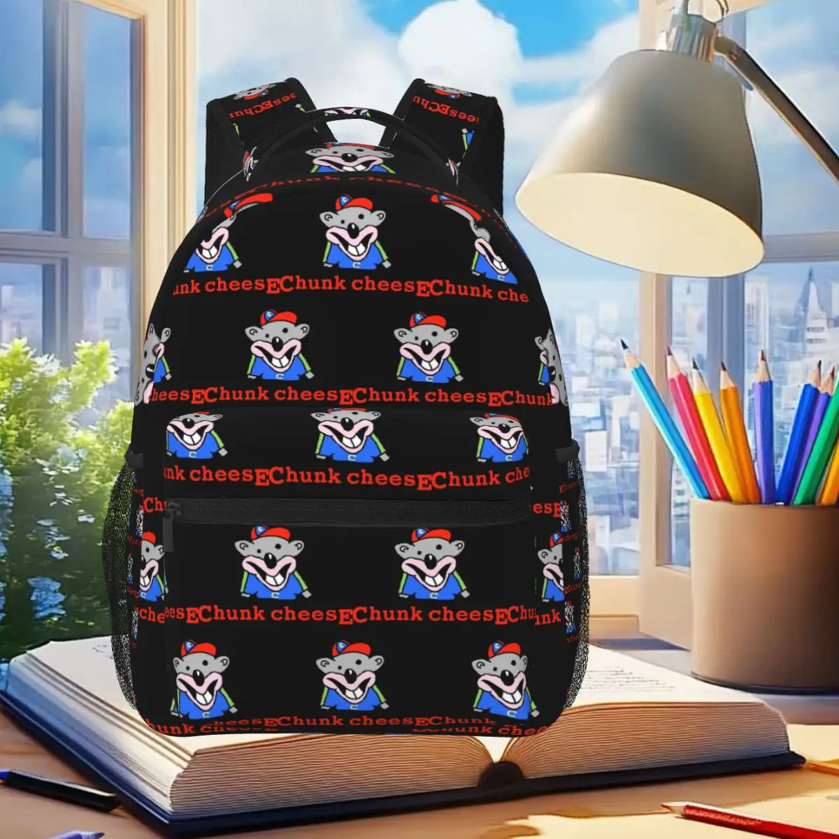 Chunk Cheese Backpack Student Boys Girls BookBag Kids School Bag Laptop Shoulder Bags for Men Women
Chunk Cheese Backpack Student Boys Girls BookBag Kids School Bag Laptop Shoulder Bags for Men Women