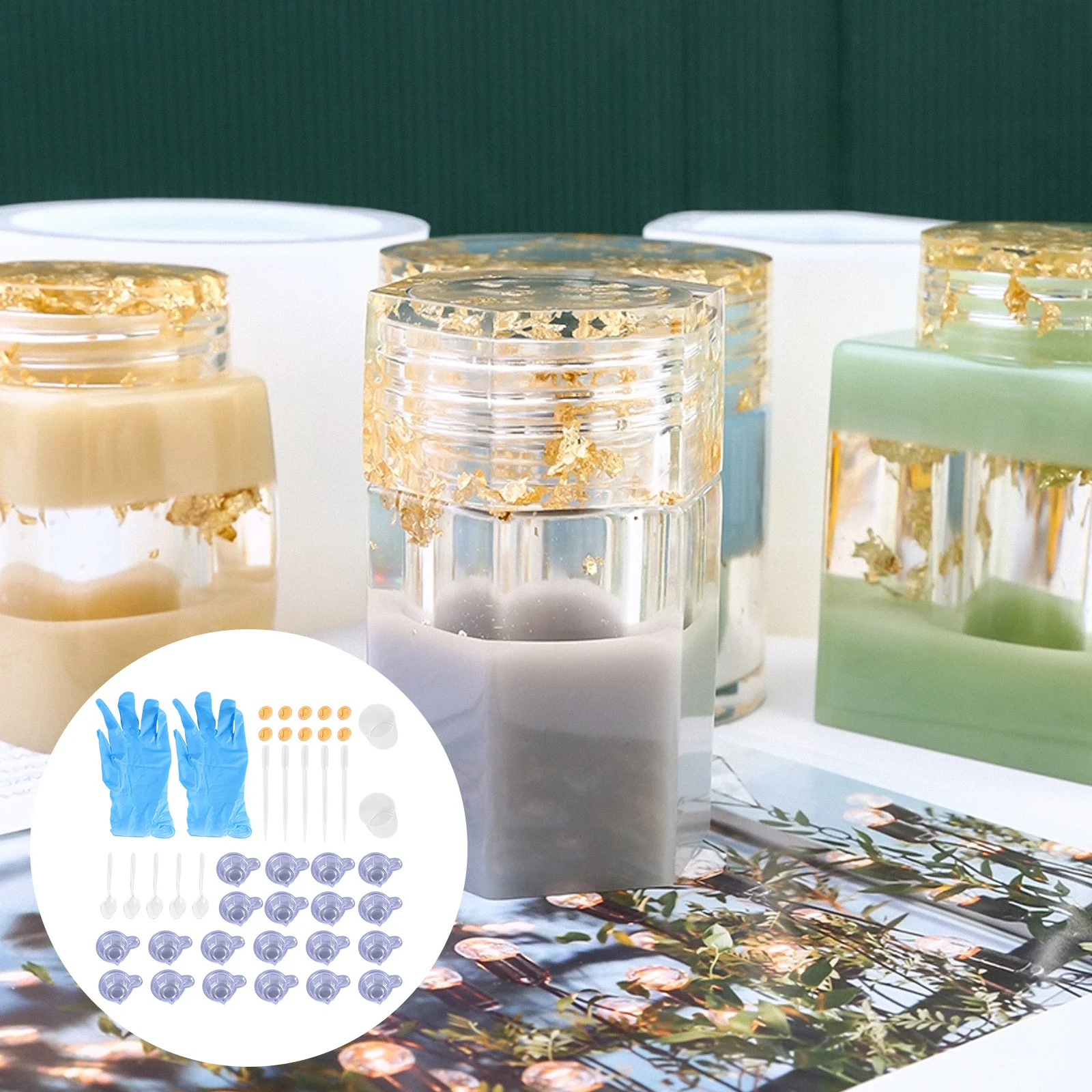 Набор инструментов для работы с эпоксидной смолой, 44 предмета: прочные мини-инструменты для поделок, изготовления подставок, украшений, брелоков и изделий ручной работы
Набор инструментов для работы с эпоксидной смолой, 44 предмета: прочные мини-инструменты для поделок, изготовления подставок, украшений, брелоков и изделий ручной работы