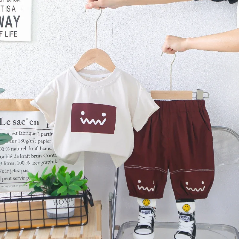 New Summer Baby Clothes Suit Children Casual T-Shirt Shorts 2Pcs/Set Kids Boys Clothing Infant Sports Costume Toddler Tracksuits
New Summer Baby Clothes Suit Children Casual T-Shirt Shorts 2Pcs/Set Kids Boys Clothing Infant Sports Costume Toddler Tracksuits