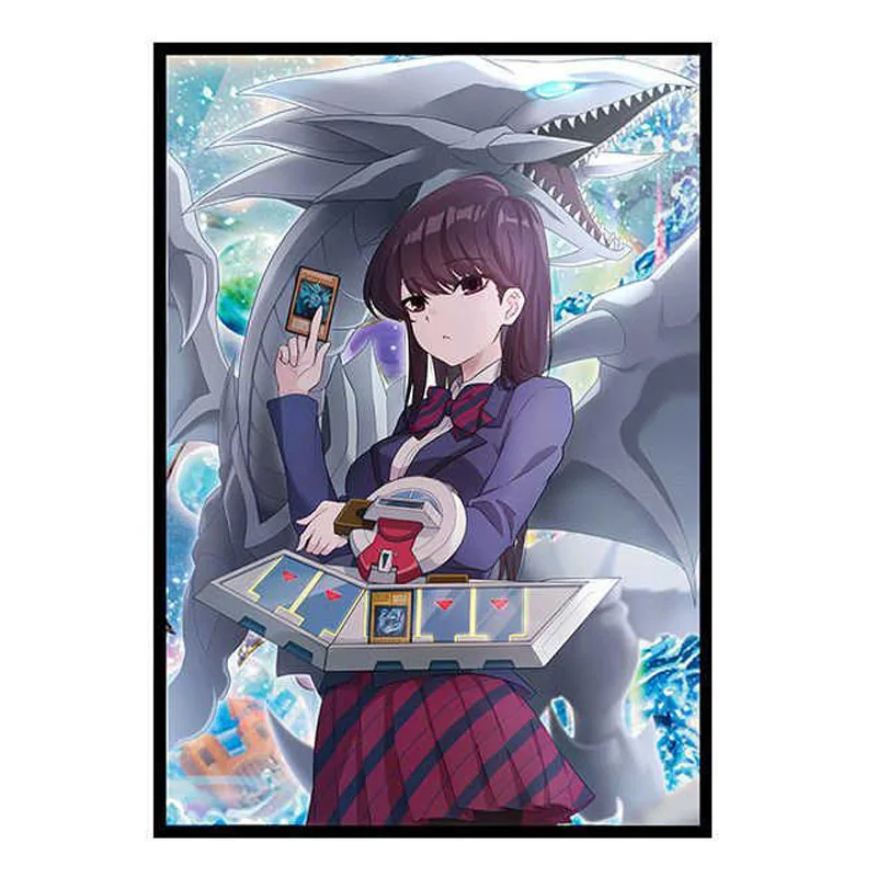 60pcs/set Yu-Gi-OH! Blue-Eyes White Dragon Komi Shouko Frosted Card Sleeve Anime Game Collection Card Protective Cover 63x90mm
60pcs/set Yu-Gi-OH! Blue-Eyes White Dragon Komi Shouko Frosted Card Sleeve Anime Game Collection Card Protective Cover 63x90mm