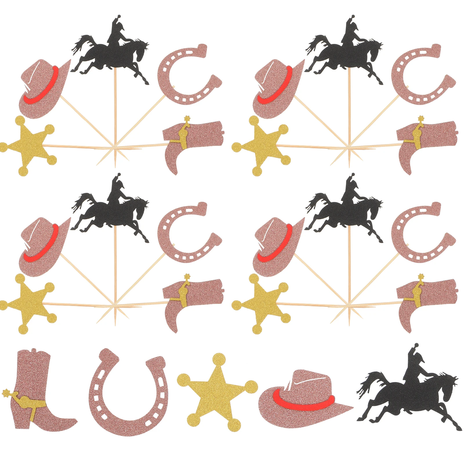 30 Pcs Cowboy Party Cake Picks Birthday Cupcake Topper Decor Denim Glitter Paper Dessert Decorations Western Theme Party
30 Pcs Cowboy Party Cake Picks Birthday Cupcake Topper Decor Denim Glitter Paper Dessert Decorations Western Theme Party