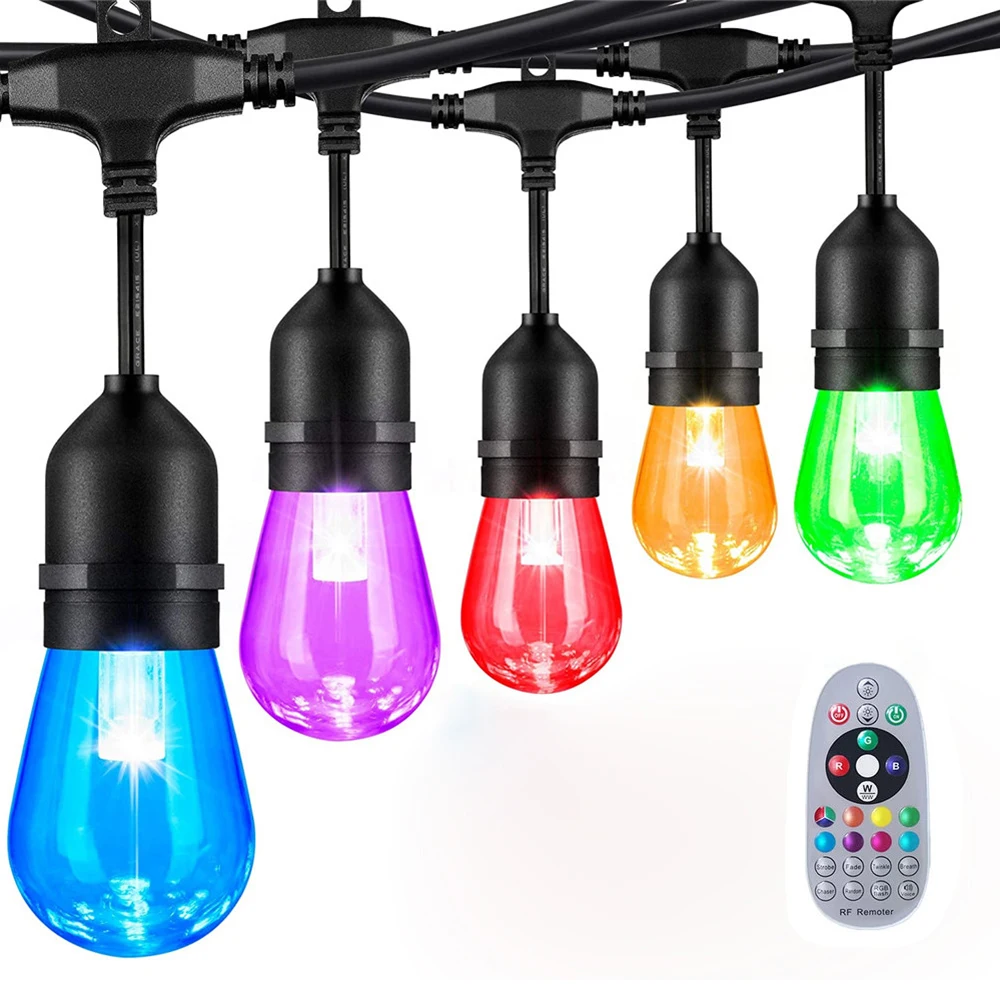 Outdoor Colorful String Lights Connectable 5M 10M Waterproof Commercial String Lights for Party Garden Christmas Holiday Garland
Outdoor Colorful String Lights Connectable 5M 10M Waterproof Commercial String Lights for Party Garden Christmas Holiday Garland