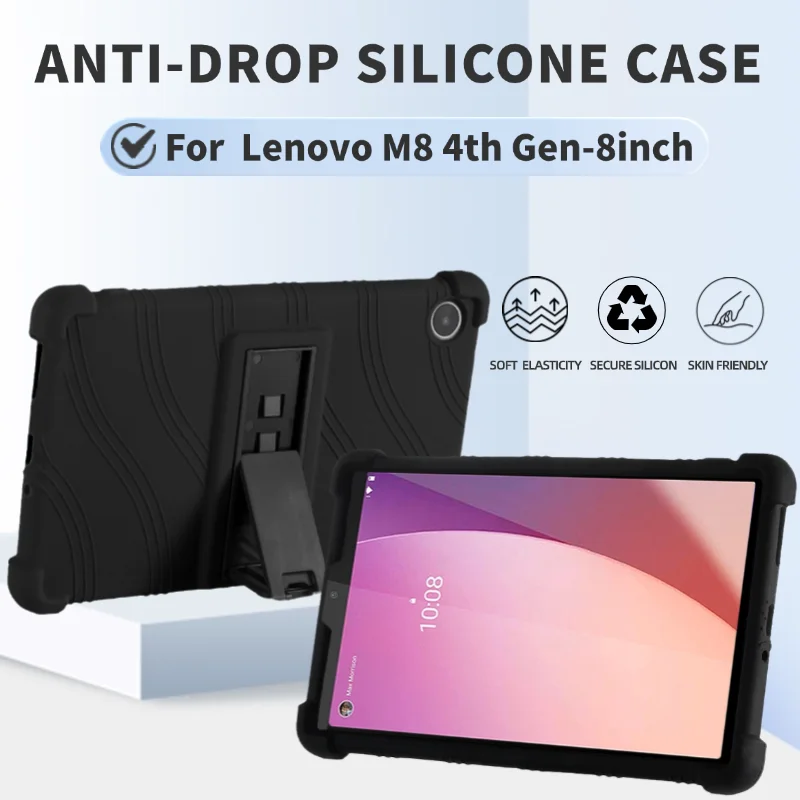 Для Lenovo M8 4-го поколения 8-дюймовый чехол-подставка для планшета TB-300FU/XU TB301FU XU силиконовый защитный чехол от падения
Для Lenovo M8 4-го поколения 8-дюймовый чехол-подставка для планшета TB-300FU/XU TB301FU XU силиконовый защитный чехол от падения