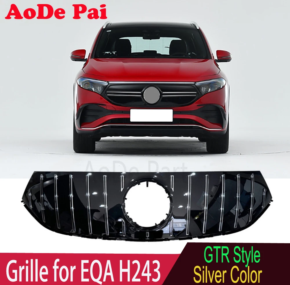 EQA Grille GTR Style Front Bumper Mesh Hood Grid for Mercedes EQA Class H243 2022 2023 2024 EQA300 EQA260
EQA Grille GTR Style Front Bumper Mesh Hood Grid for Mercedes EQA Class H243 2022 2023 2024 EQA300 EQA260