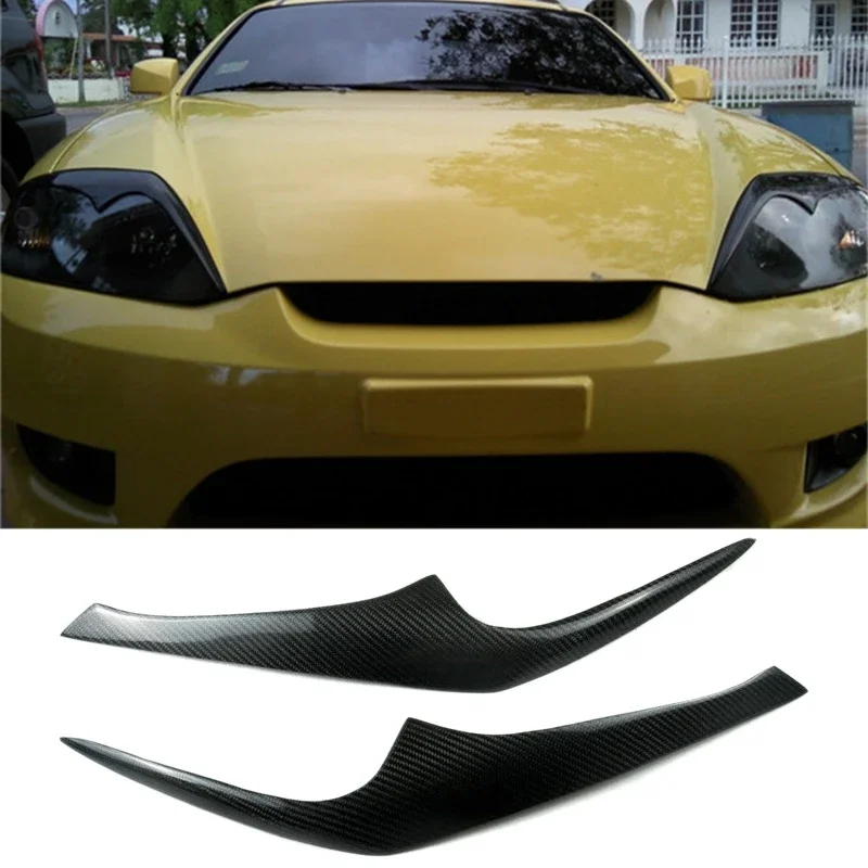 New-for Hyundai Coupe 2003 - 2005 Sport Headlight Lid Eyebrows Headlight Eyelids Decoration Cover Trim Carbon Fiber
New-for Hyundai Coupe 2003 - 2005 Sport Headlight Lid Eyebrows Headlight Eyelids Decoration Cover Trim Carbon Fiber