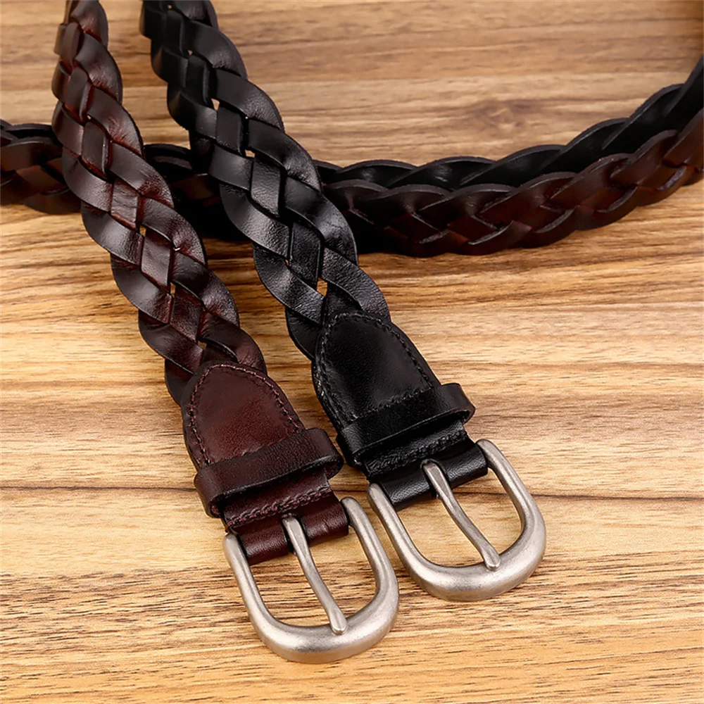 Retro Handmade Belt for Women Genuine Leather Silver Color Buckle Waistband for Dress Jeans Casual Black Leather Waist Belt
Retro Handmade Belt for Women Genuine Leather Silver Color Buckle Waistband for Dress Jeans Casual Black Leather Waist Belt