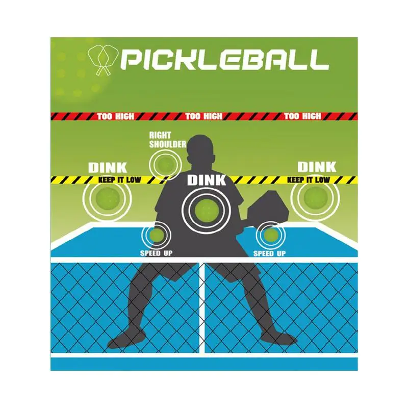 Pickleball Practice Rebound Mat Wall-Mounted Pickleball Training Pad With Multiple Target Areas For Pickleball Training Aids
Pickleball Practice Rebound Mat Wall-Mounted Pickleball Training Pad With Multiple Target Areas For Pickleball Training Aids