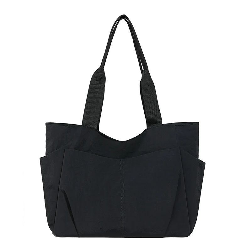 Casual Solid Color Tote Bag | Water Resistant Nylon Shoulder Bag Large Capacity for School Work
Casual Solid Color Tote Bag | Water Resistant Nylon Shoulder Bag Large Capacity for School Work