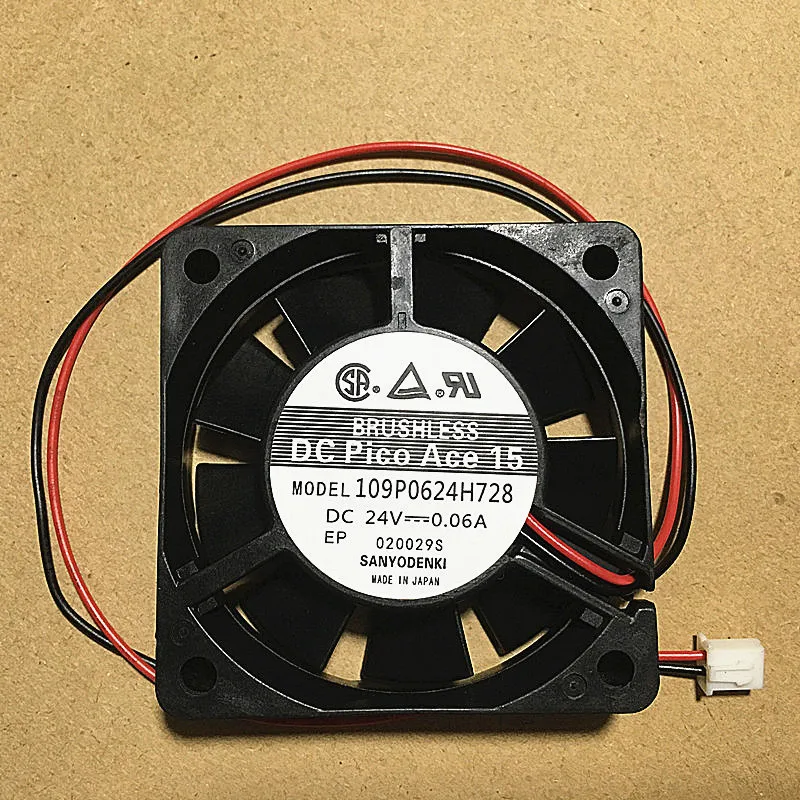 SANYO DENKI 109P0624H728 DC 24 В 0,06 А 60x60x15 мм 2-проводной охлаждающий вентилятор
SANYO DENKI 109P0624H728 DC 24 В 0,06 А 60x60x15 мм 2-проводной охлаждающий вентилятор