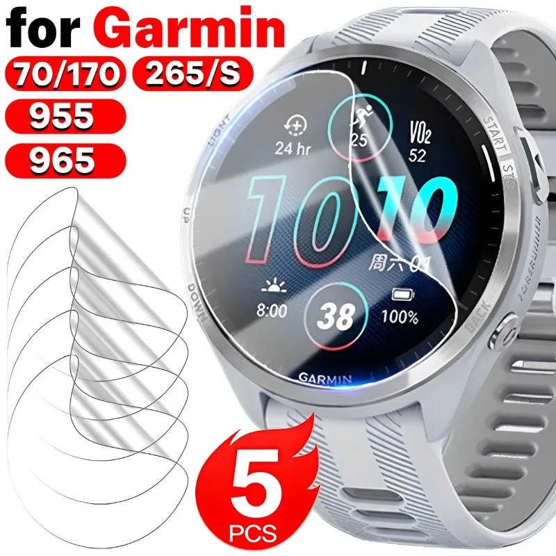 New Hydrogel Film for Garmin Watch Forerunner 70 170 265 265s 955 965 HD Clear Soft TPU Films Anti-scratch Screen Protector Film
New Hydrogel Film for Garmin Watch Forerunner 70 170 265 265s 955 965 HD Clear Soft TPU Films Anti-scratch Screen Protector Film