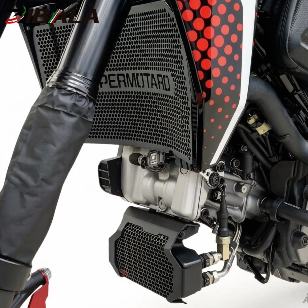 For Ducati Hypermotard 950/S/SP/RVE HYPERMOTARD 950 2019-2024 2025 2026 Radiator Grille Guard Cover Protection Grill Protetor