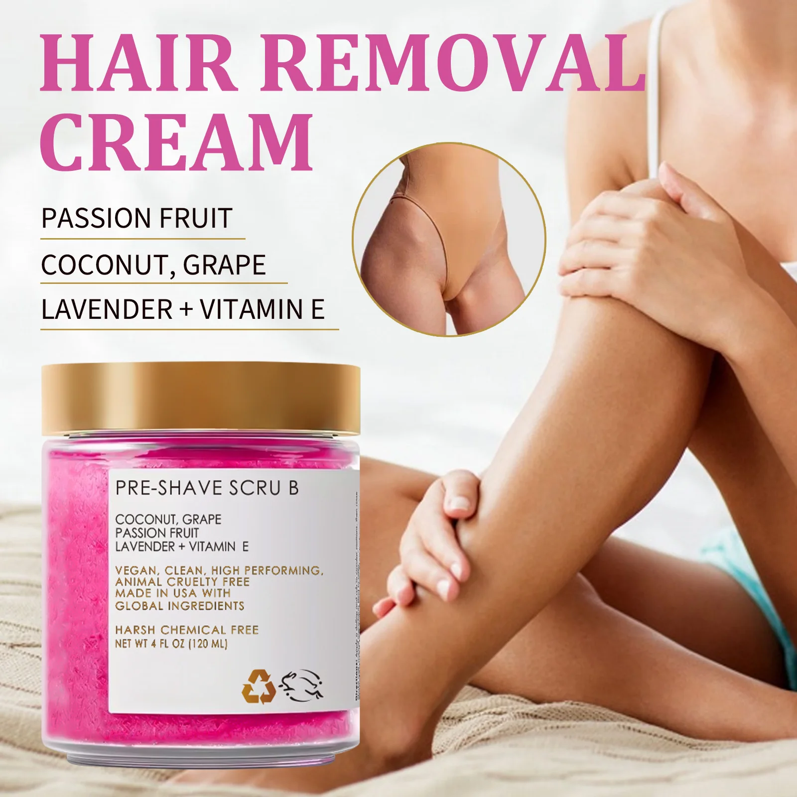 Pre-Shave Scrub – Coconut & Grape with Lavender,Gentle Hydrates Exfoliation Hair Remove Cream for Smooth Irritation-Free Shaving
Pre-Shave Scrub – Coconut & Grape with Lavender,Gentle Hydrates Exfoliation Hair Remove Cream for Smooth Irritation-Free Shaving