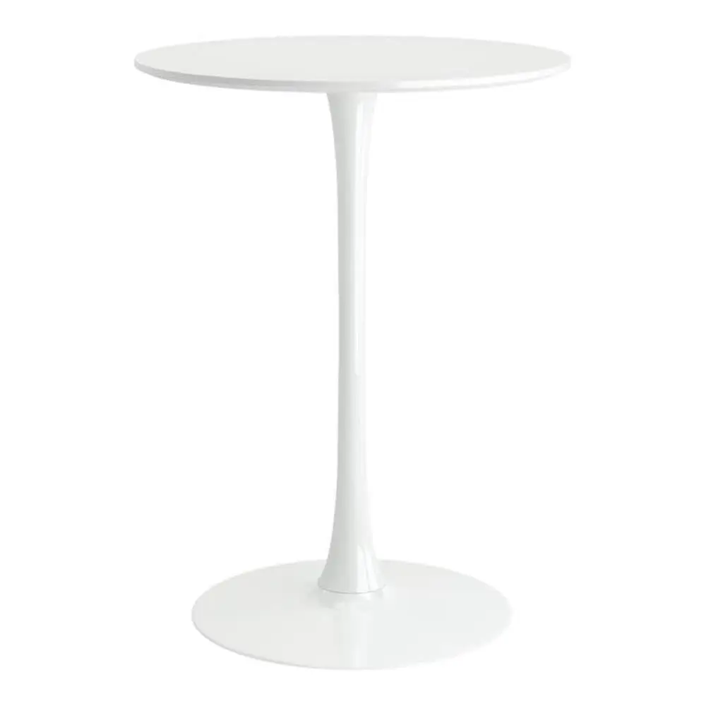 35.5 Round MidCentury Bar Table with Wood Top amp Powder Coated Heavy Base, Easy to Assemble, in White Finish
35.5 Round MidCentury Bar Table with Wood Top amp Powder Coated Heavy Base, Easy to Assemble, in White Finish