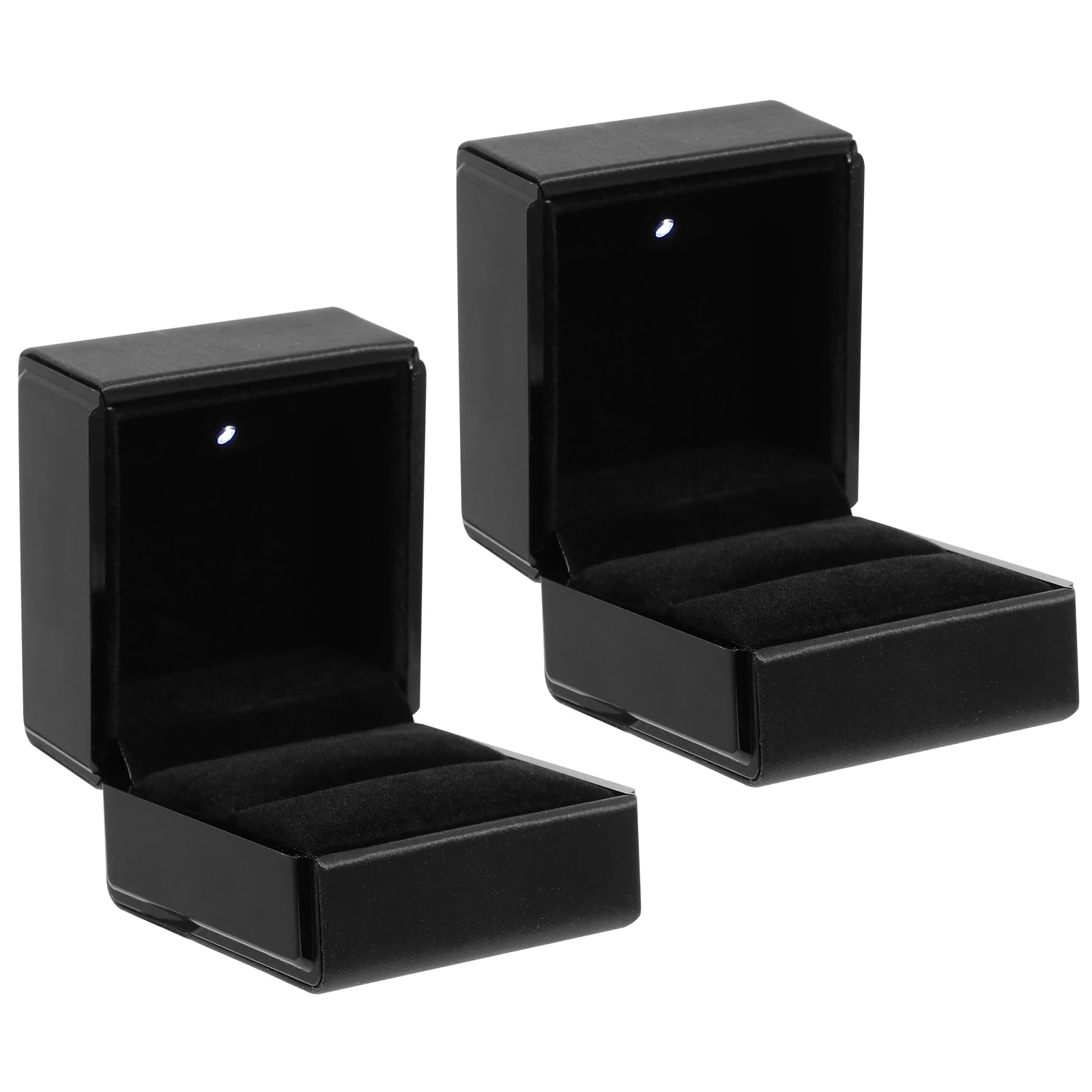 2 Pcs LED Ring Box Large Heart Hoop Mini Storage Case for Jewelry Earrings Holder Container Bright Light Sealed Flannel Cushion
2 Pcs LED Ring Box Large Heart Hoop Mini Storage Case for Jewelry Earrings Holder Container Bright Light Sealed Flannel Cushion