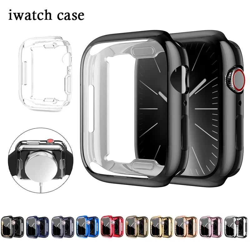 Защитная пленка для экрана Apple Watch Ultra 49 мм, чехол-бампер из TPU, для iWatch Series 9, 8, 7, 6, 5, SE, 45 мм, 41 мм, 44 мм, 40 мм, 42 мм, 38 мм
Защитная пленка для экрана Apple Watch Ultra 49 мм, чехол-бампер из TPU, для iWatch Series 9, 8, 7, 6, 5, SE, 45 мм, 41 мм, 44 мм, 40 мм, 42 мм, 38 мм