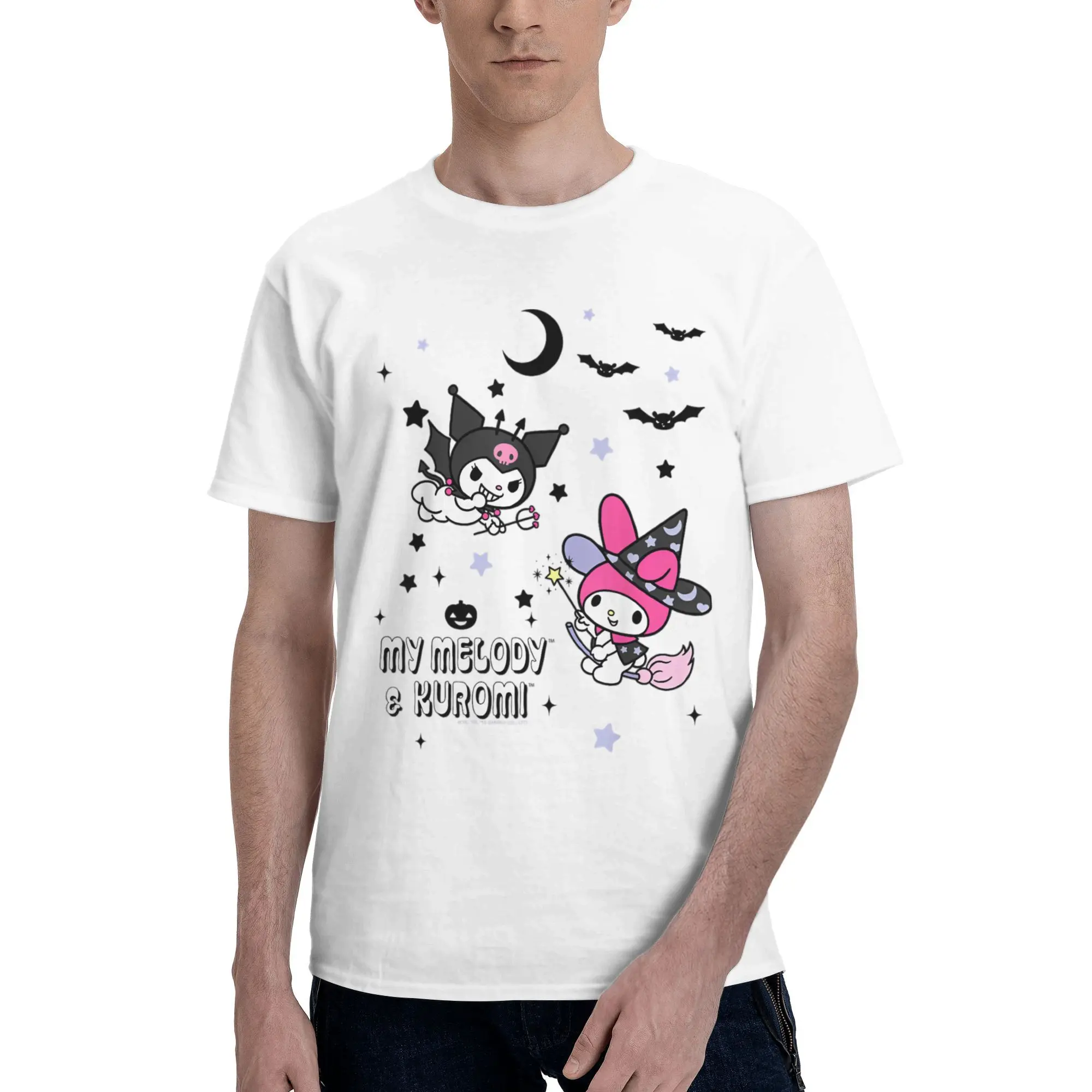 Футболка My Melody and Kuromi на Хэллоуин для мужчин и женщин, идея подарка, футболки, одежда из 100% хлопка
Футболка My Melody and Kuromi на Хэллоуин для мужчин и женщин, идея подарка, футболки, одежда из 100% хлопка
