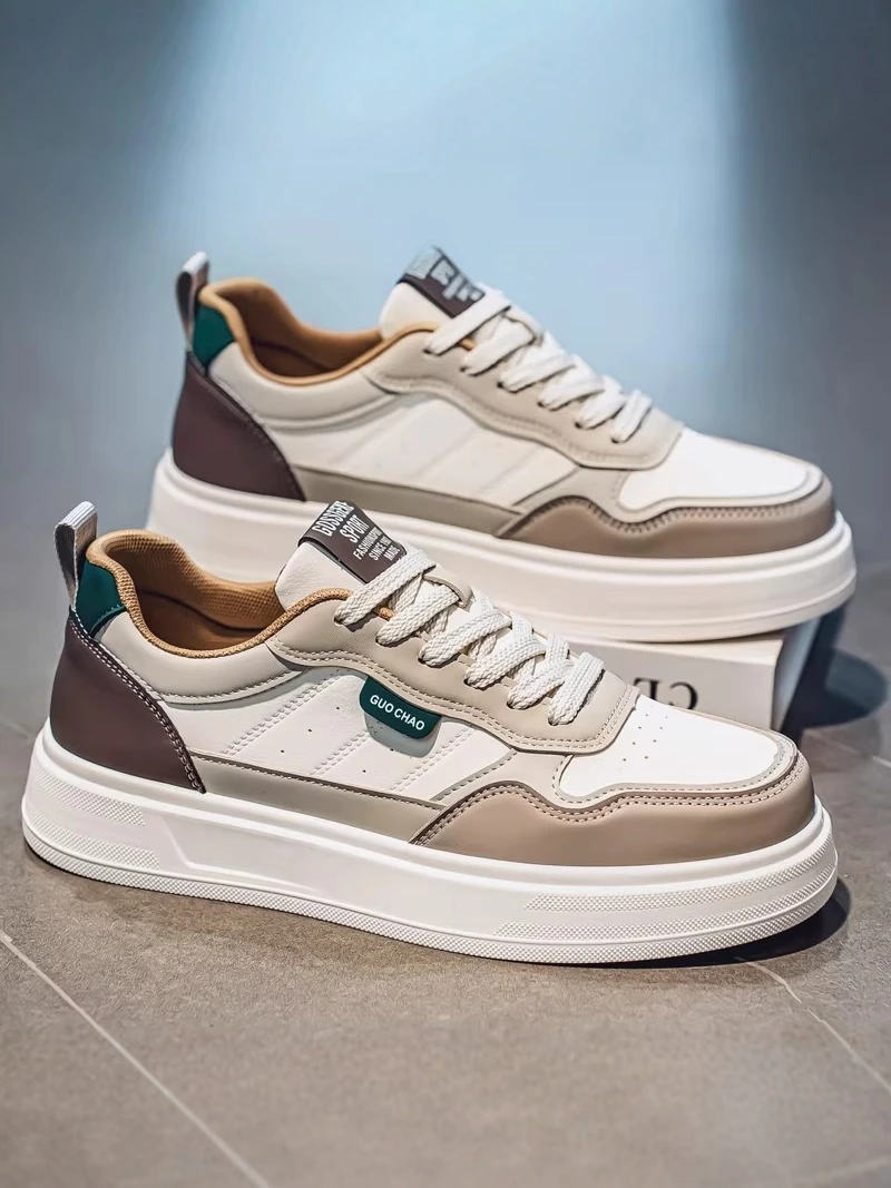 Men's Casual Shoes 2026 New Style Summer Versatile Sports Low Top Thick Bottom Heightening Leather Surface Trendy White Sneakers
Men's Casual Shoes 2026 New Style Summer Versatile Sports Low Top Thick Bottom Heightening Leather Surface Trendy White Sneakers