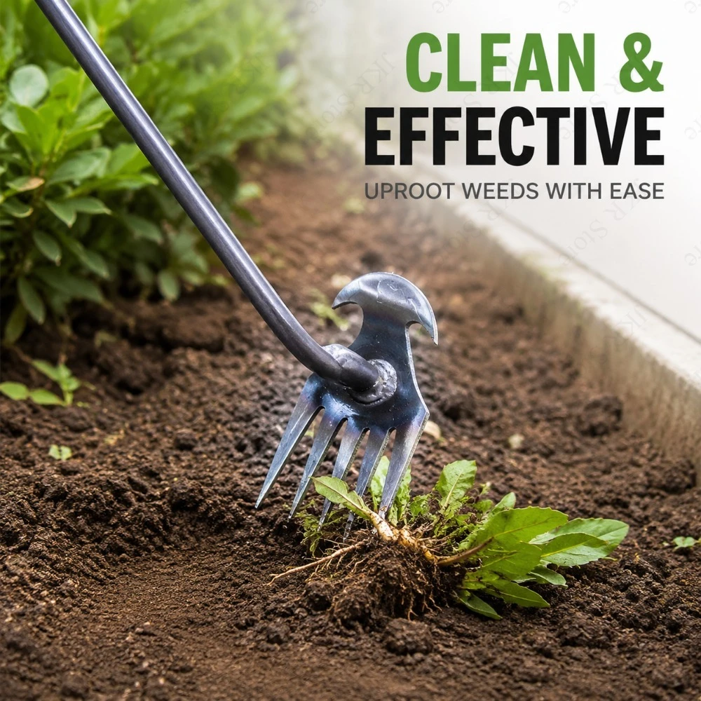 Small Garden Hoe with Ergonomic Handle, Multi-Purpose Tool for Weeding, Cultivating and Loosening Hard Soil
Small Garden Hoe with Ergonomic Handle, Multi-Purpose Tool for Weeding, Cultivating and Loosening Hard Soil
