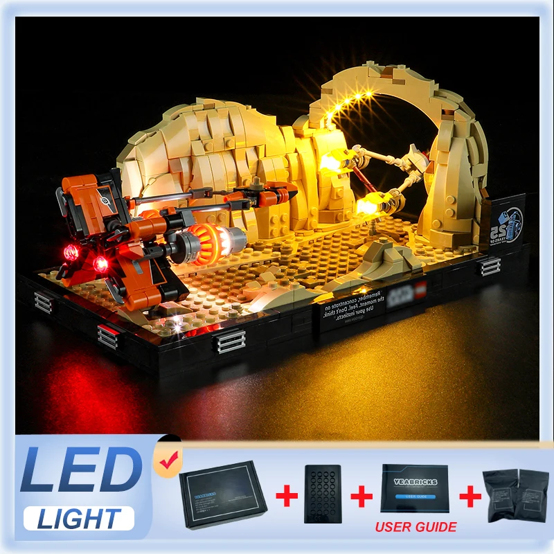 Комплект светодиодных фонарей «сделай сам» для LEGO 75380 Mos Espa Podrace Diorama (только светодиодный светильник, без модели блоков)
Комплект светодиодных фонарей «сделай сам» для LEGO 75380 Mos Espa Podrace Diorama (только светодиодный светильник, без модели блоков)