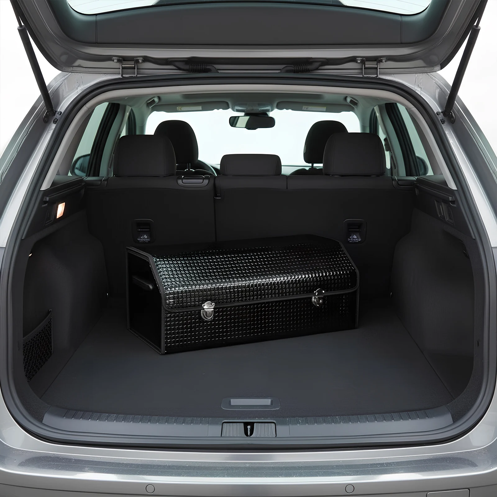 Car Trunk Organizer for SUVs Collapsible Cargo Bins with Lid Storage Box (Black)
Car Trunk Organizer for SUVs Collapsible Cargo Bins with Lid Storage Box (Black)