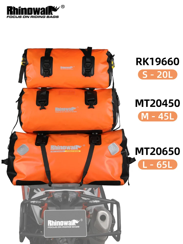 Rhinowalk Motorcycle Tail Bag 20L/45L/65L Large Capacity Waterproof Motorbike Back Seat Saddlebag Travel Luggage Pannier Carrier
Rhinowalk Motorcycle Tail Bag 20L/45L/65L Large Capacity Waterproof Motorbike Back Seat Saddlebag Travel Luggage Pannier Carrier