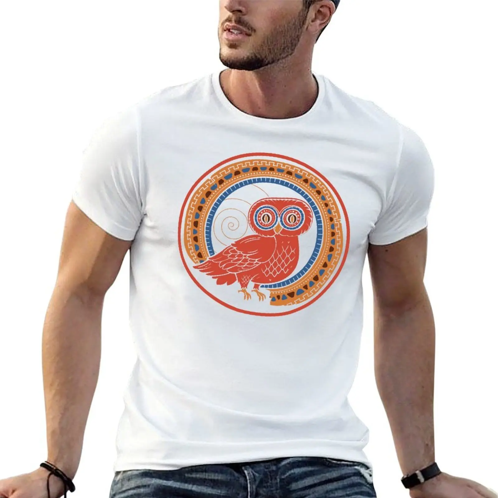 Athenian Owl T-Shirt t shirt man cotton funny t shirts dark humor t shirts for man graphic funny T-shirt
Athenian Owl T-Shirt t shirt man cotton funny t shirts dark humor t shirts for man graphic funny T-shirt