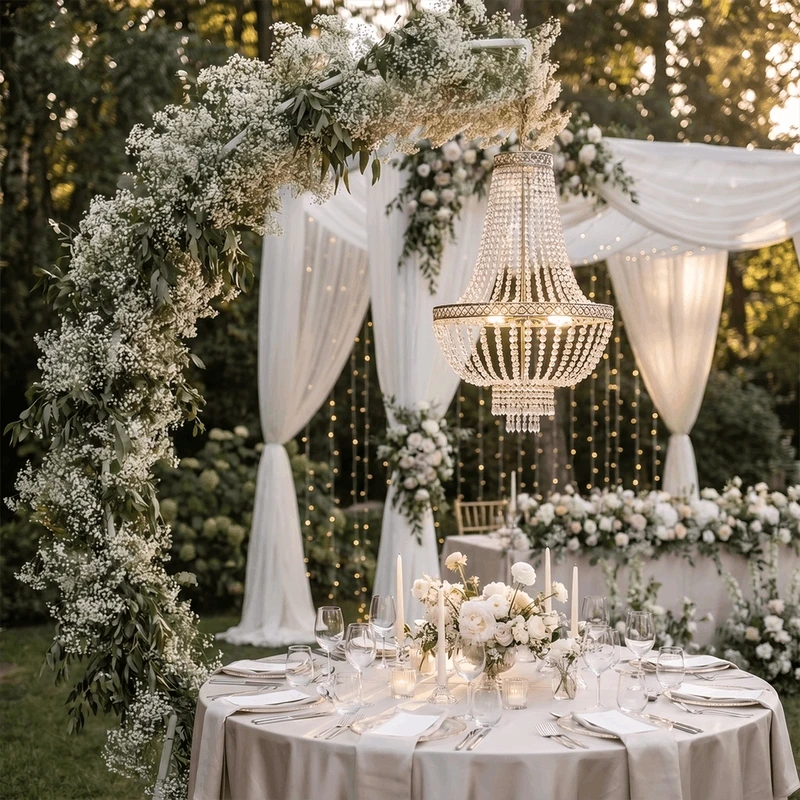 2pcs Metal Artificial Flower Arch Crystal Chandelier Bracket, Semicircle Frame For Outdoor Wedding Stage Party Table Decoration
2pcs Metal Artificial Flower Arch Crystal Chandelier Bracket, Semicircle Frame For Outdoor Wedding Stage Party Table Decoration