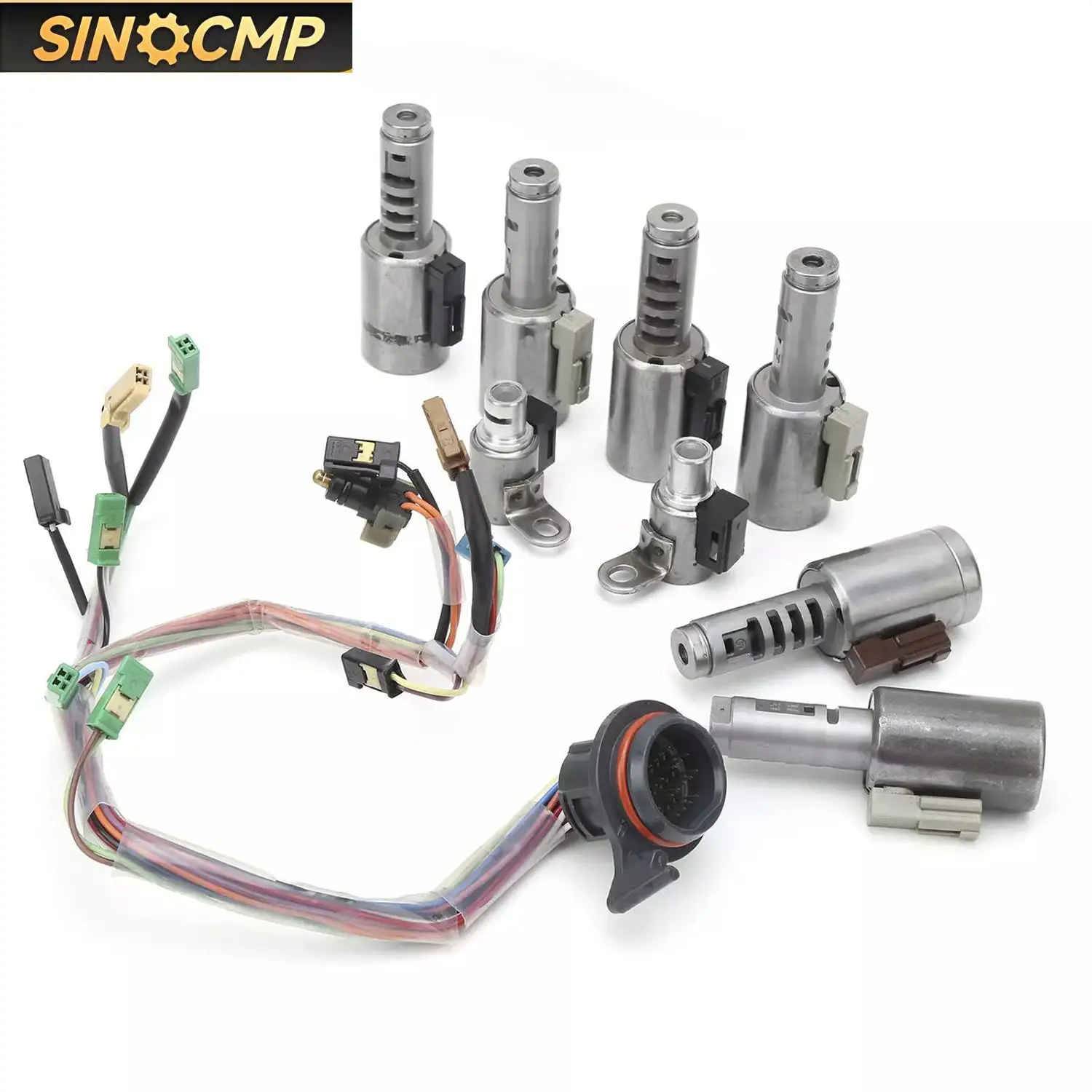 1 комплект электромагнитного комплекта коробки передач с жгутом 078220261C для Ford Mazda Lincoln AF21 TF-81SC, автомобильные детали
1 комплект электромагнитного комплекта коробки передач с жгутом 078220261C для Ford Mazda Lincoln AF21 TF-81SC, автомобильные детали 