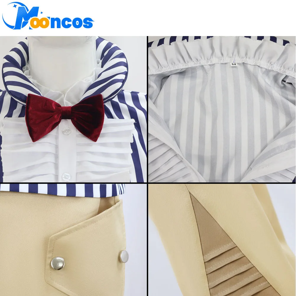 Disguise Mr. 3 Cosplay Costume TV Pirate Uniform Tops Pants Necktie Men Clothing Outfits Disfraz Halloween Carnival Party Suit
Disguise Mr. 3 Cosplay Costume TV Pirate Uniform Tops Pants Necktie Men Clothing Outfits Disfraz Halloween Carnival Party Suit
