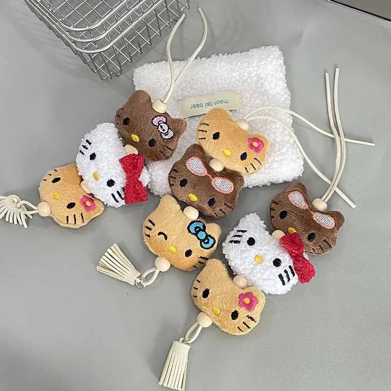 Anime Hello Kitty Head Handmade Plush Bag Pendant Keychain Cartoon Plush Doll Model Keyring Accessories Pendant Decor Toy Gifts
Anime Hello Kitty Head Handmade Plush Bag Pendant Keychain Cartoon Plush Doll Model Keyring Accessories Pendant Decor Toy Gifts