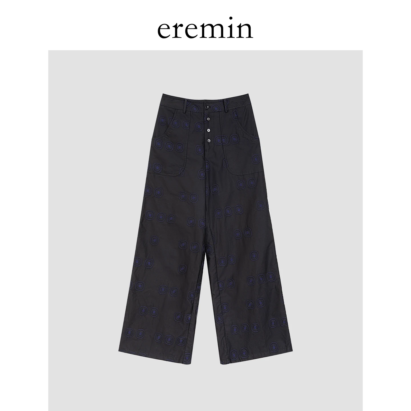 Mincollection Embroidered Straight Leg Casual Pants Circle Pattern Color Blo Cotton Ladies Comfortable Loose Fit Trousers
Mincollection Embroidered Straight Leg Casual Pants Circle Pattern Color Blo Cotton Ladies Comfortable Loose Fit Trousers