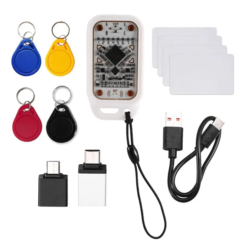 ABGI-Chameleon V3.0 RFID Smart Chip Reader+ 4Xuid Keychain+ 4Xcuid Card ID IC 125Khz 13.56Mhz Smart Tag Copyer In Acrylic Case
ABGI-Chameleon V3.0 RFID Smart Chip Reader+ 4Xuid Keychain+ 4Xcuid Card ID IC 125Khz 13.56Mhz Smart Tag Copyer In Acrylic Case