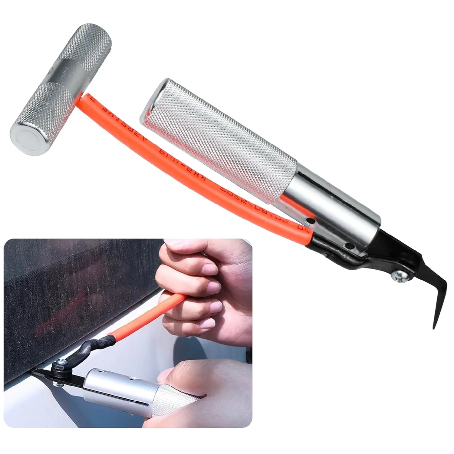 Windshield Removal Tool Car Window Removal Tool with T-Handle, Professional Automotive Glass Remover Blade Windscreen Knife
Windshield Removal Tool Car Window Removal Tool with T-Handle, Professional Automotive Glass Remover Blade Windscreen Knife