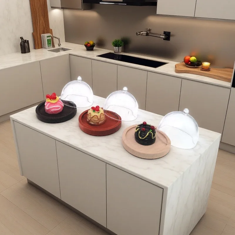 Миниатюрная кухонная игрушка для выпечки, крышка для торта, аксессуары для кукольного домика, модель еды, идеально подходит для кукольных домиков и предметов коллекционирования
Миниатюрная кухонная игрушка для выпечки, крышка для торта, аксессуары для кукольного домика, модель еды, идеально подходит для кукольных домиков и предметов коллекционирования