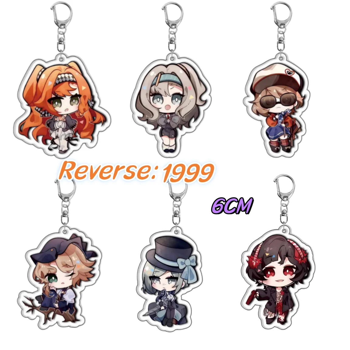 6CM Regulus Schneider Q Version Anime Keychain Woman Reverse 1999 Acrylic Key Chain Man Kawaii Bag Decor Game Peripheral
6CM Regulus Schneider Q Version Anime Keychain Woman Reverse 1999 Acrylic Key Chain Man Kawaii Bag Decor Game Peripheral