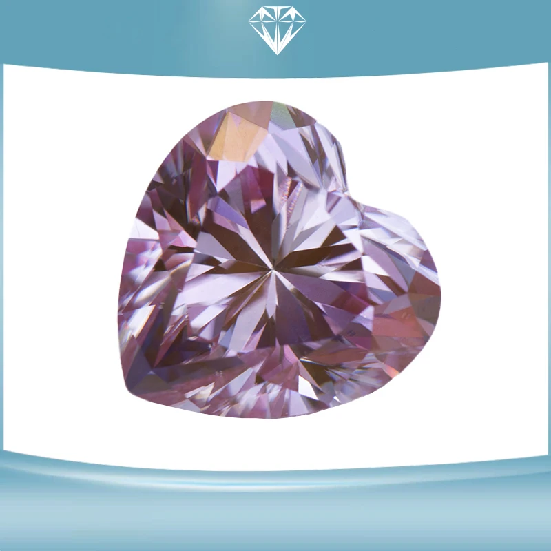 Moissanite Stone Heart Cut Sakura Pink Color Lab Grow Diamond Charms DIY Ring Necklace Earrings Making with GRA Certificate
Moissanite Stone Heart Cut Sakura Pink Color Lab Grow Diamond Charms DIY Ring Necklace Earrings Making with GRA Certificate