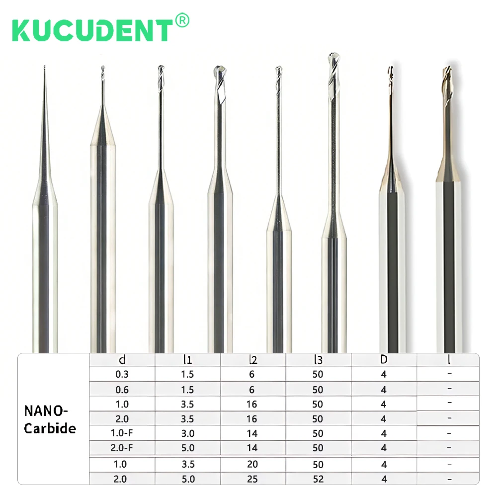 Roland D4 NC Coated Dental Milling Burs Dril 0.3-2.0mm for Zirconia Block CAD CAM System Dentistry Lab Grinding Cutters Tool
Roland D4 NC Coated Dental Milling Burs Dril 0.3-2.0mm for Zirconia Block CAD CAM System Dentistry Lab Grinding Cutters Tool