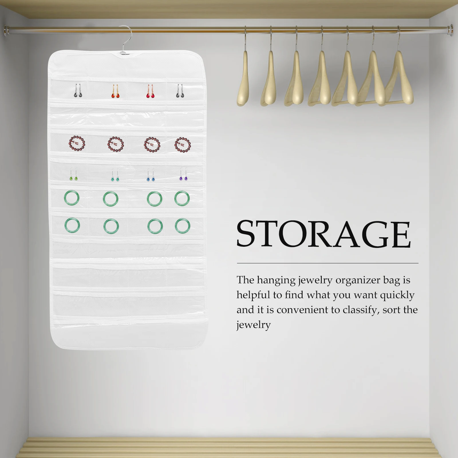 Large Double Sided Hanging Jewelry Organizer Multi Compartment Necklace Earring Storage Bag Hanging Jewelry Holder
Large Double Sided Hanging Jewelry Organizer Multi Compartment Necklace Earring Storage Bag Hanging Jewelry Holder