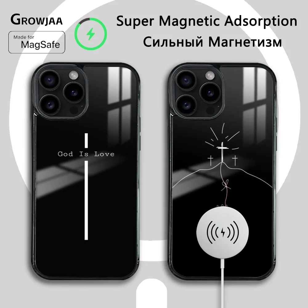 Bible Jesus Christian Cross Phone Case For iPhone 15 14 13 12 11 Pro Max Plus Mini Magsafe Mirror Wireless Magnetic Cover
Bible Jesus Christian Cross Phone Case For iPhone 15 14 13 12 11 Pro Max Plus Mini Magsafe Mirror Wireless Magnetic Cover