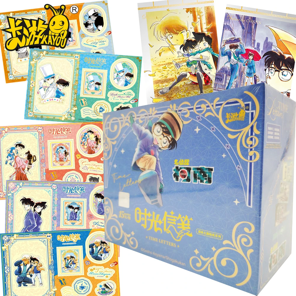 Original KAYOU Detective Conan Collection Cards for Kids Mouri Ran Conan Edogawa Anime Illustration Sticker Series Cards Gifts
Original KAYOU Detective Conan Collection Cards for Kids Mouri Ran Conan Edogawa Anime Illustration Sticker Series Cards Gifts