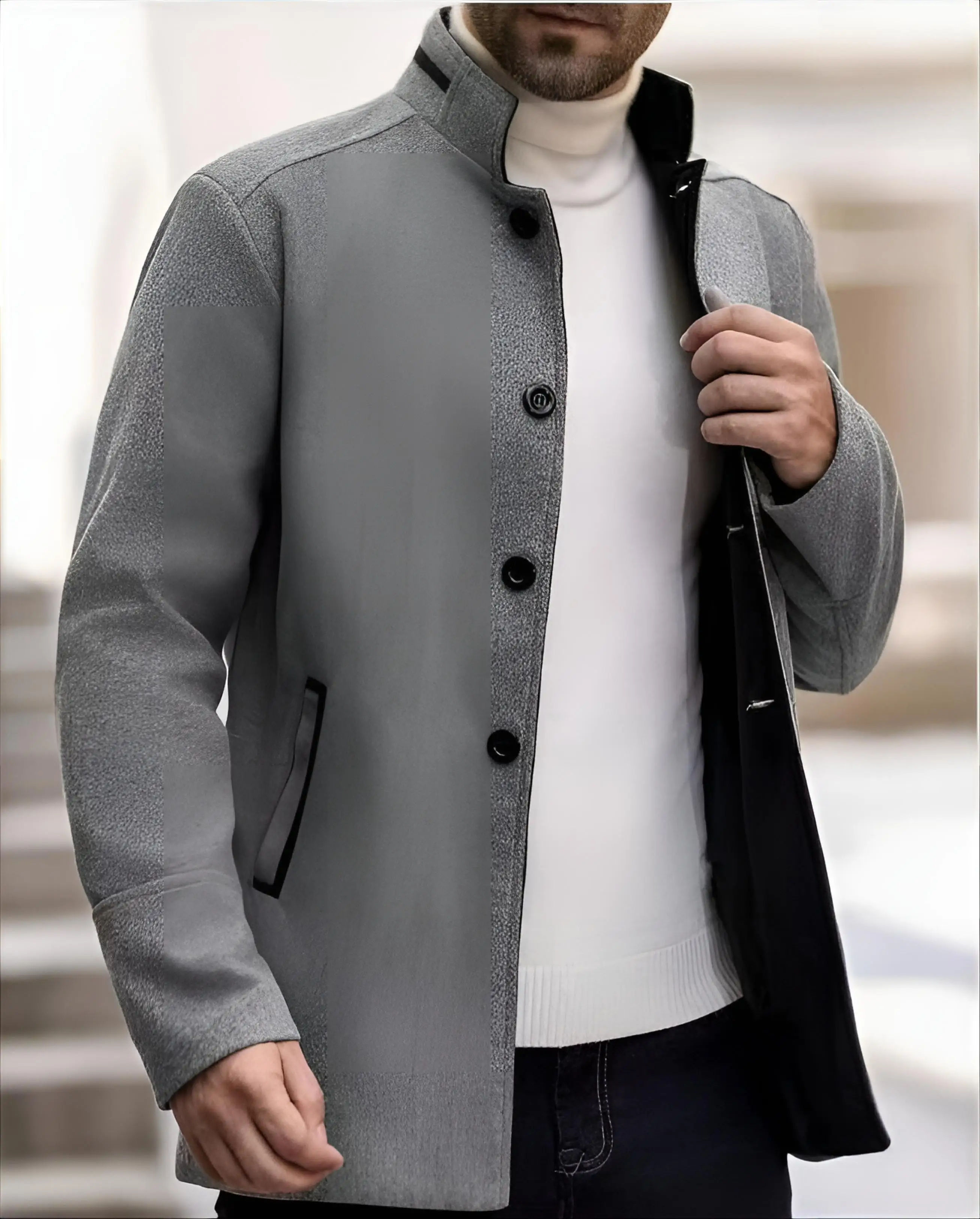 Wool Blend Coat Men'S Half Coats Mans Varsity Academic School College Student Uniform Campus Club Team Sport Baseball Basketball
Wool Blend Coat Men'S Half Coats Mans Varsity Academic School College Student Uniform Campus Club Team Sport Baseball Basketball