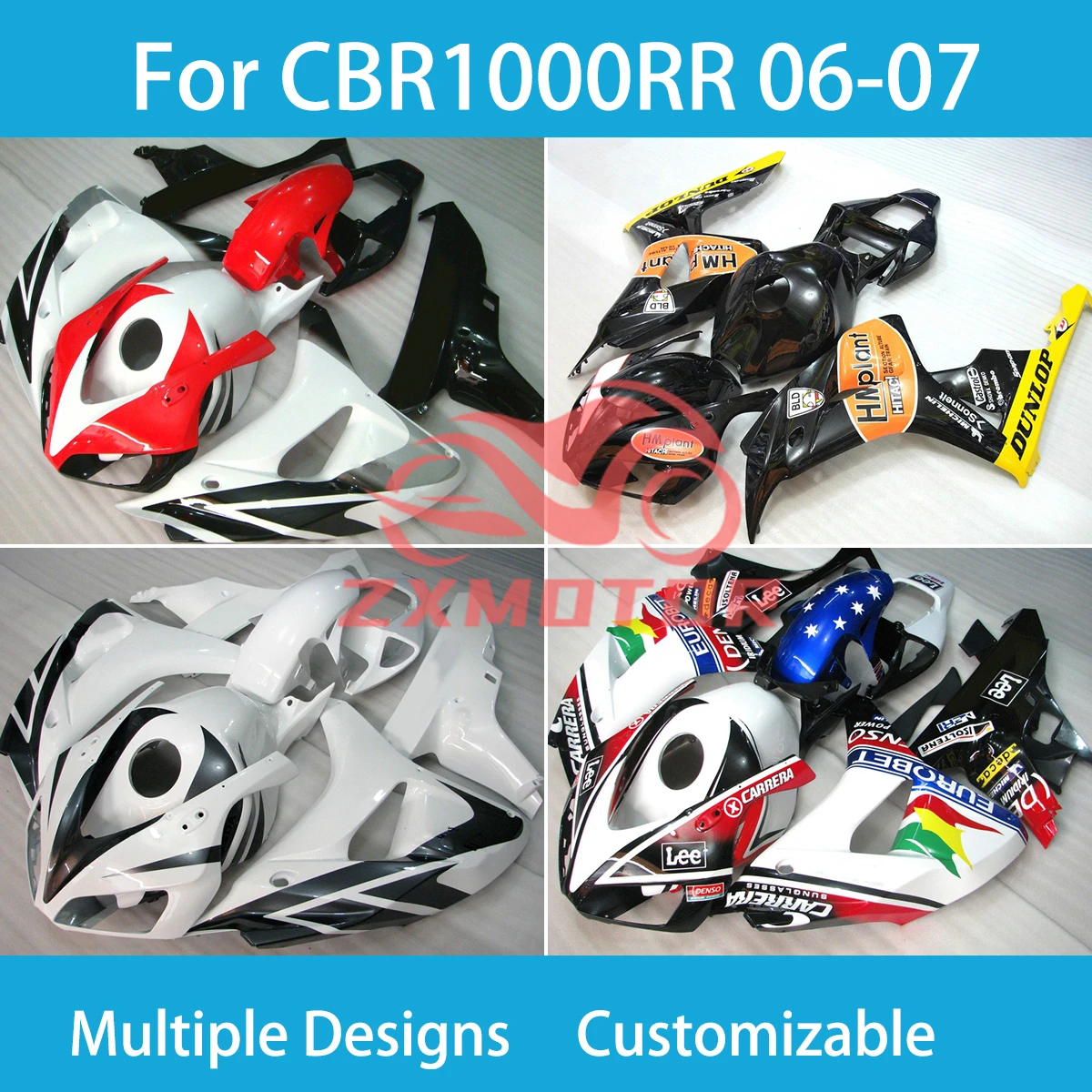 CBR 1000RR 06 07, полный обтекатель для Honda CBR1000RR 2006 2007, комплект деталей для кузова из АБС-пластика для мотоцикла
CBR 1000RR 06 07, полный обтекатель для Honda CBR1000RR 2006 2007, комплект деталей для кузова из АБС-пластика для мотоцикла